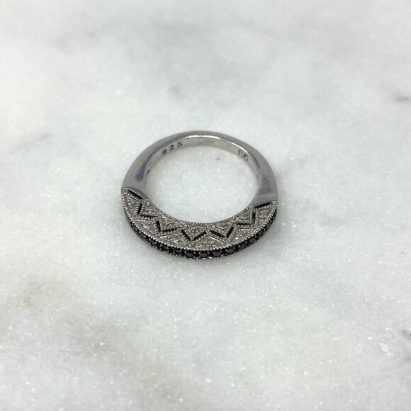 Michael Drechsler MDJ Mocha Diamond 0.16 CTW Sterling Silver 925 Ring, Size 5 - Picture 7 of 12